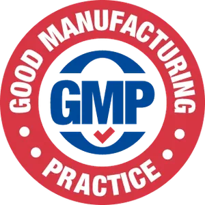 GMP certified manufacturing mark